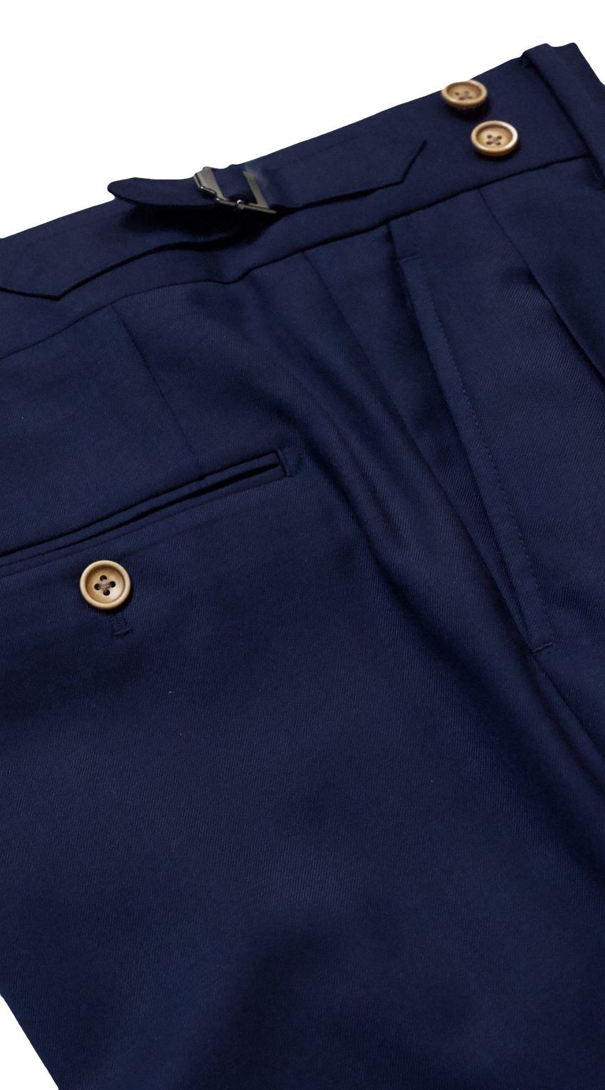 Dark Blue Twill Wool Suit