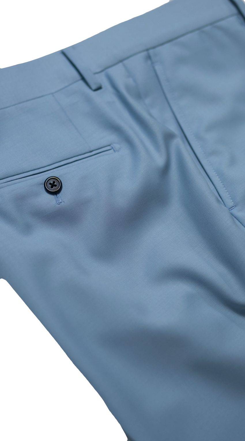 Powder Blue Twill Suit