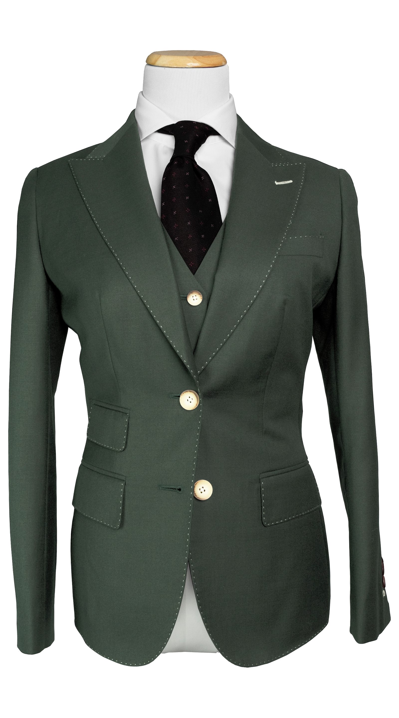 Complet Laine Vert Sauge