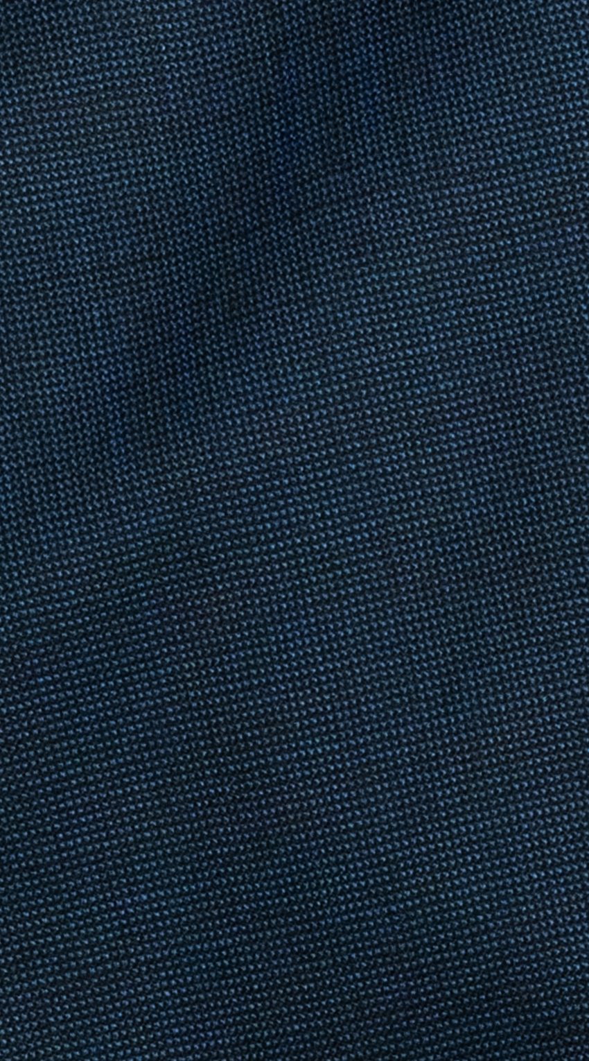 Blue Double-Breasted Wool Suit