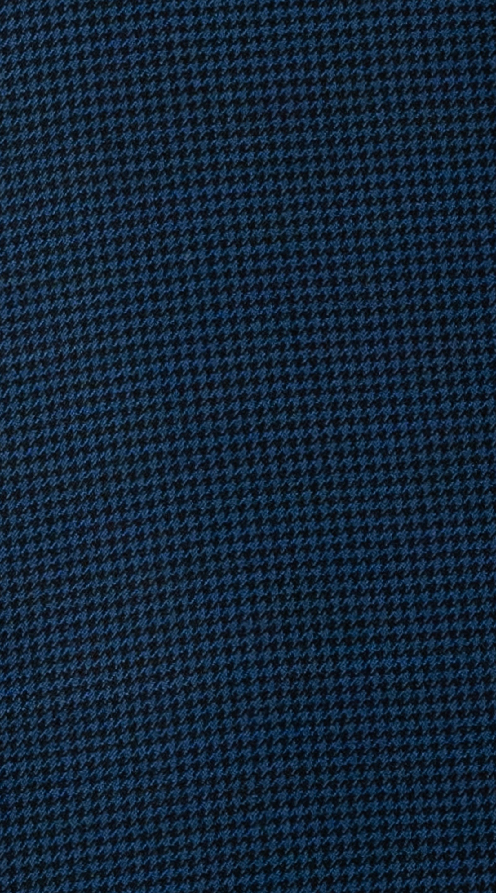Complet Micro Pied-de-Poule Bleu Marine