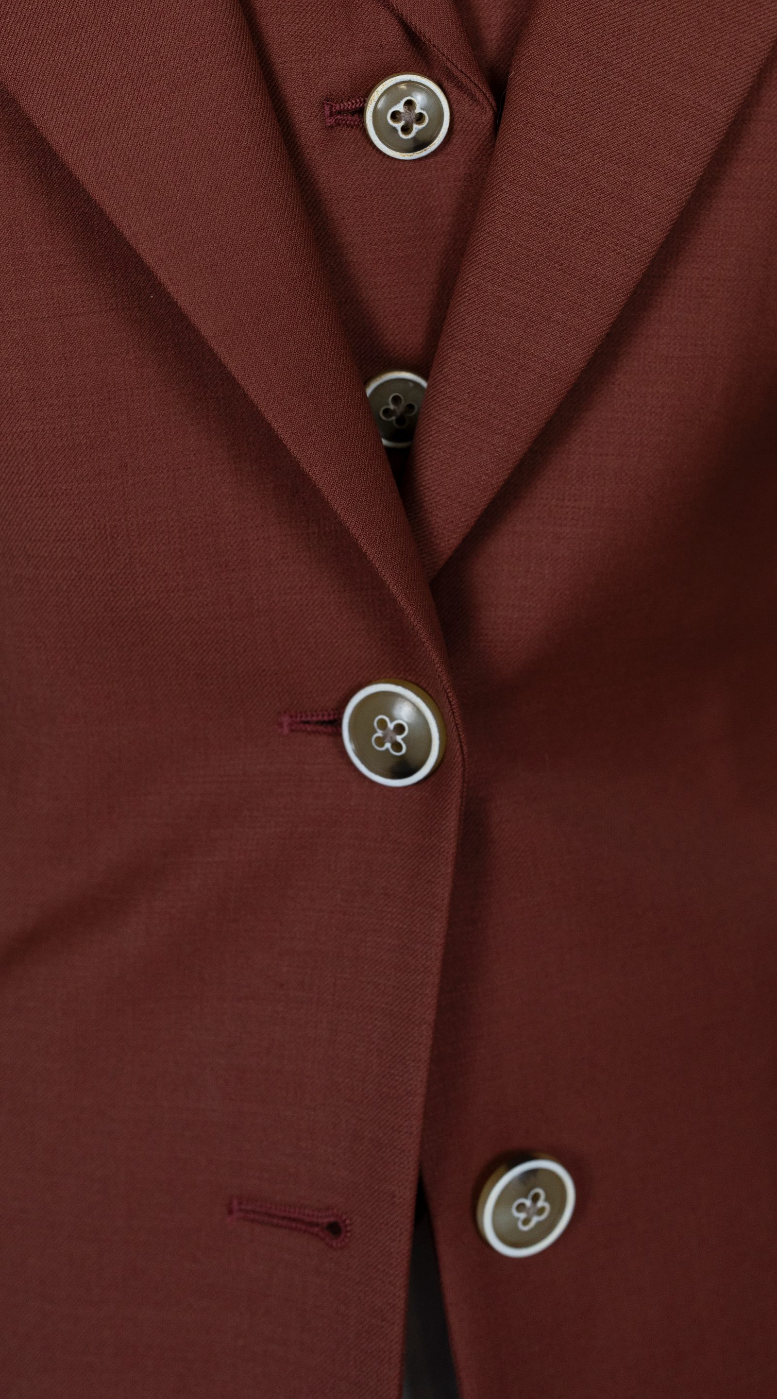 Cocoa Twill Wool Suit 