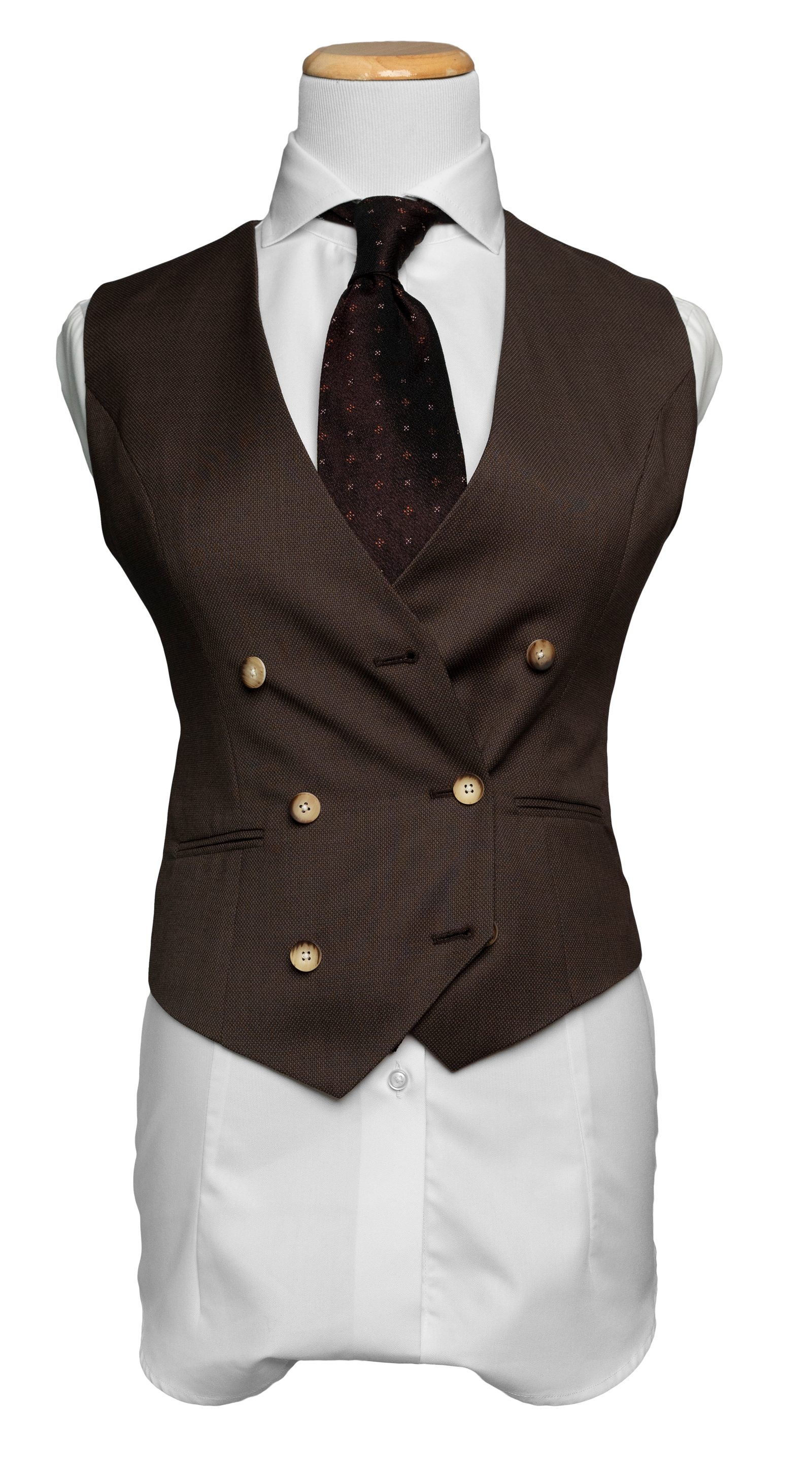 Espresso Brown Wool Suit