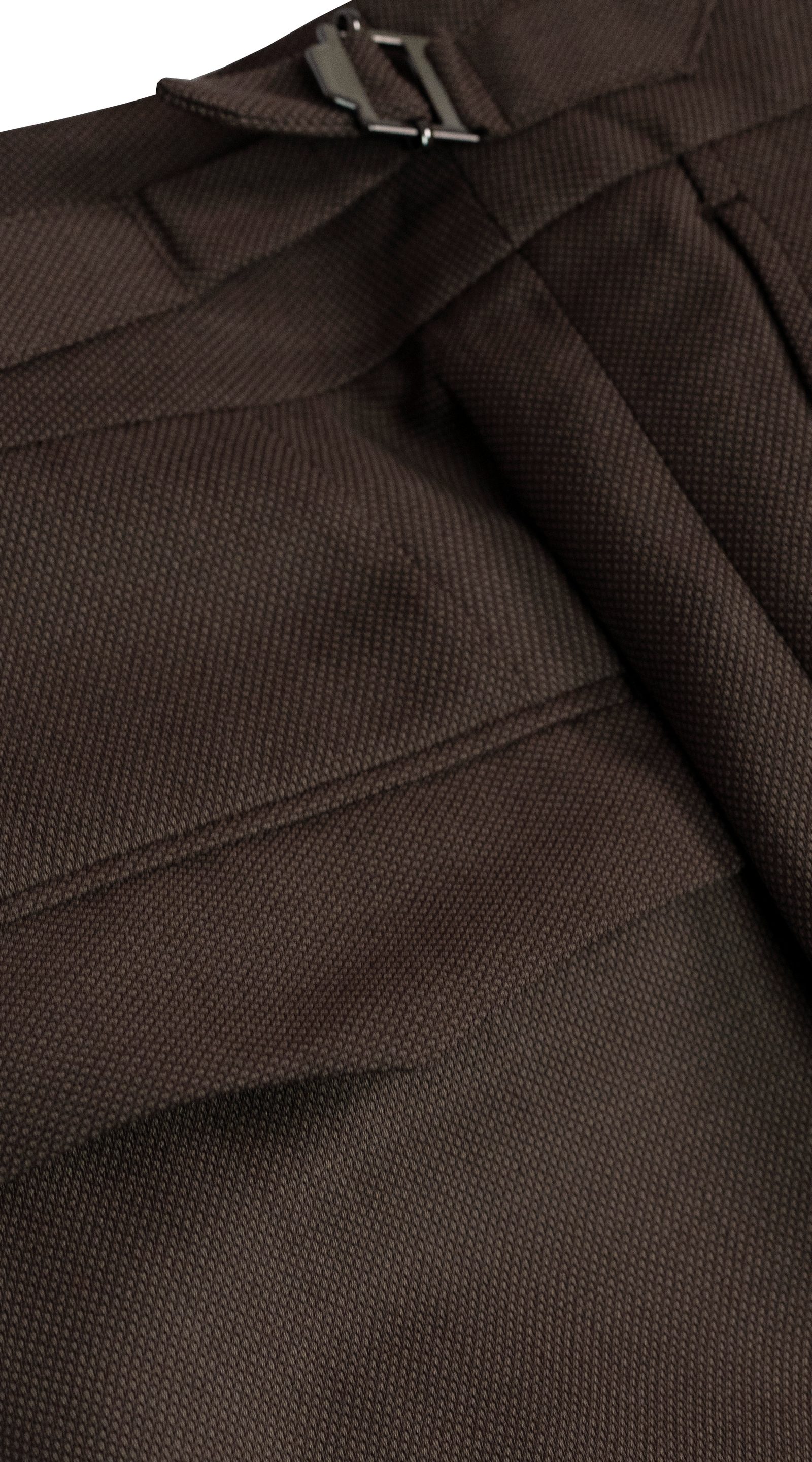 Espresso Brown Wool Suit