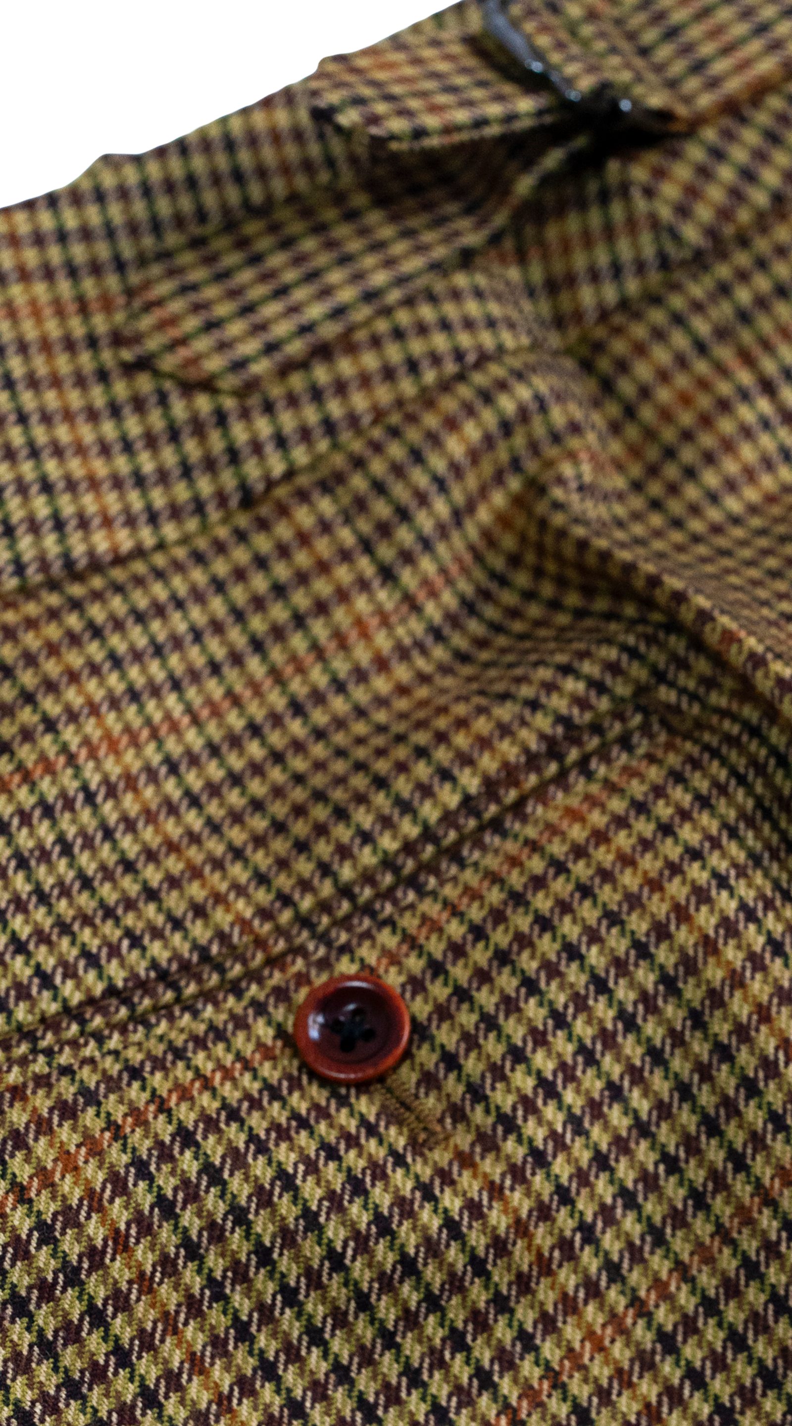 Olive Glen Plaid Wool Suit