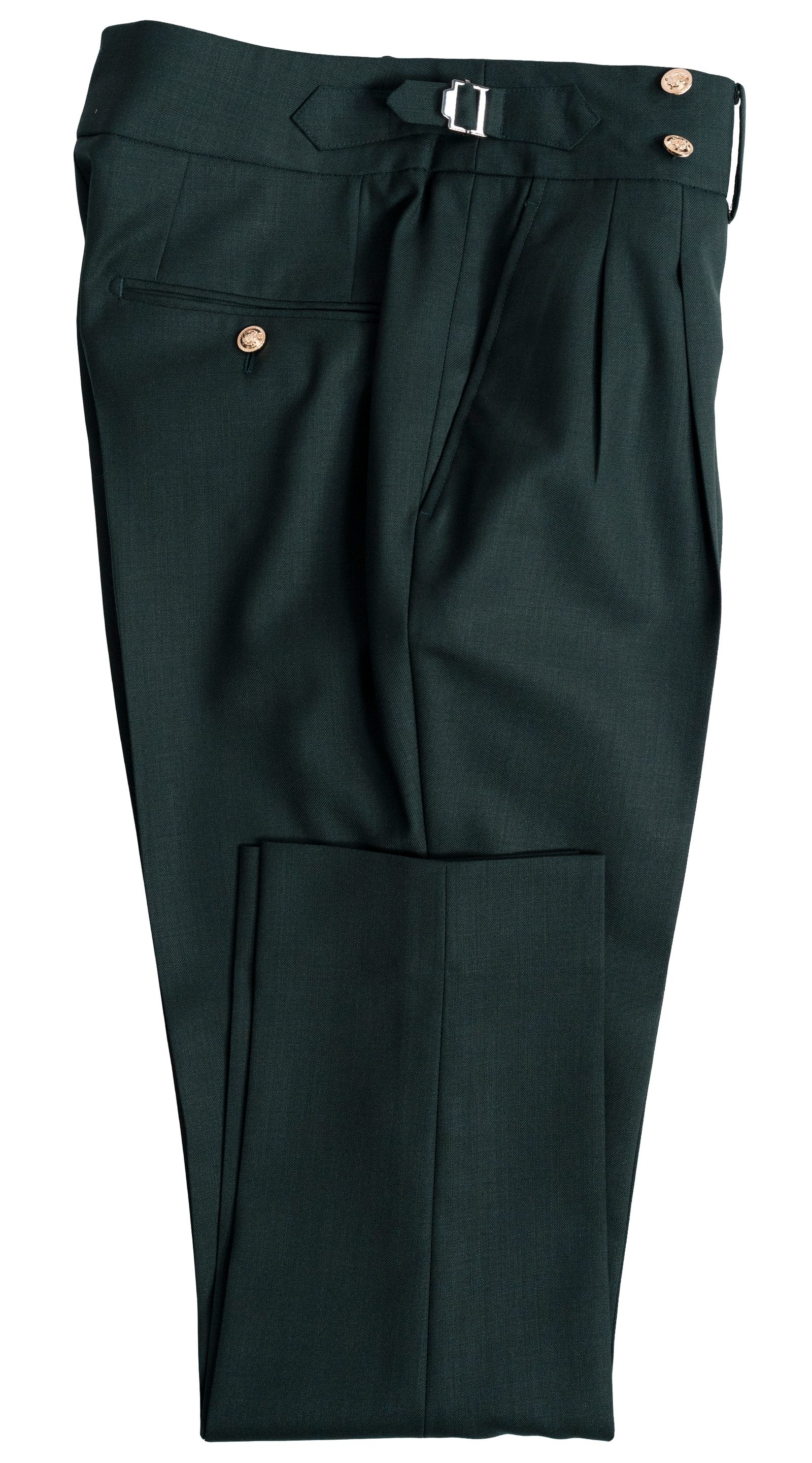 Hunter Green Double-Breasted Suit