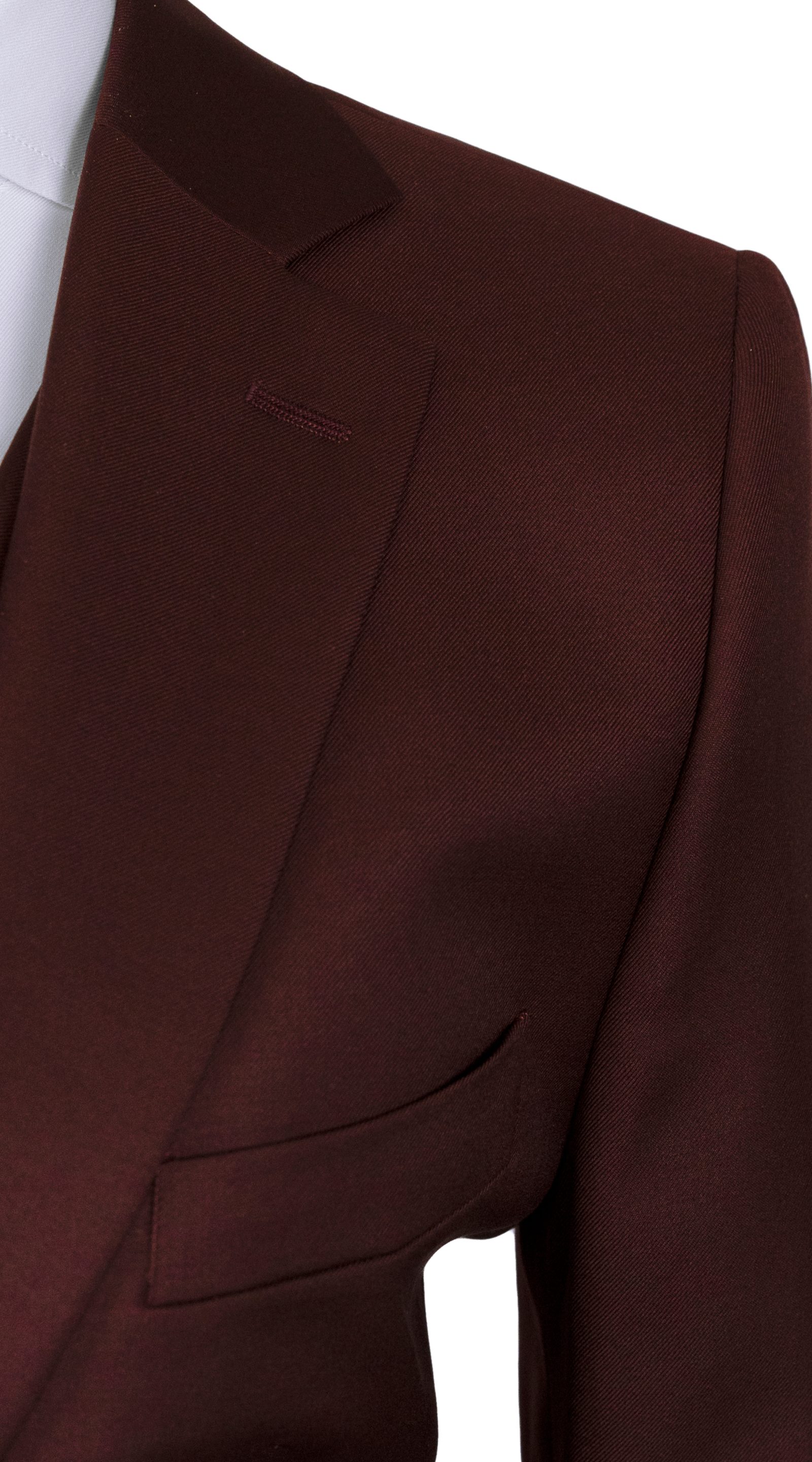 Mulberry Red Three-Piece Suit