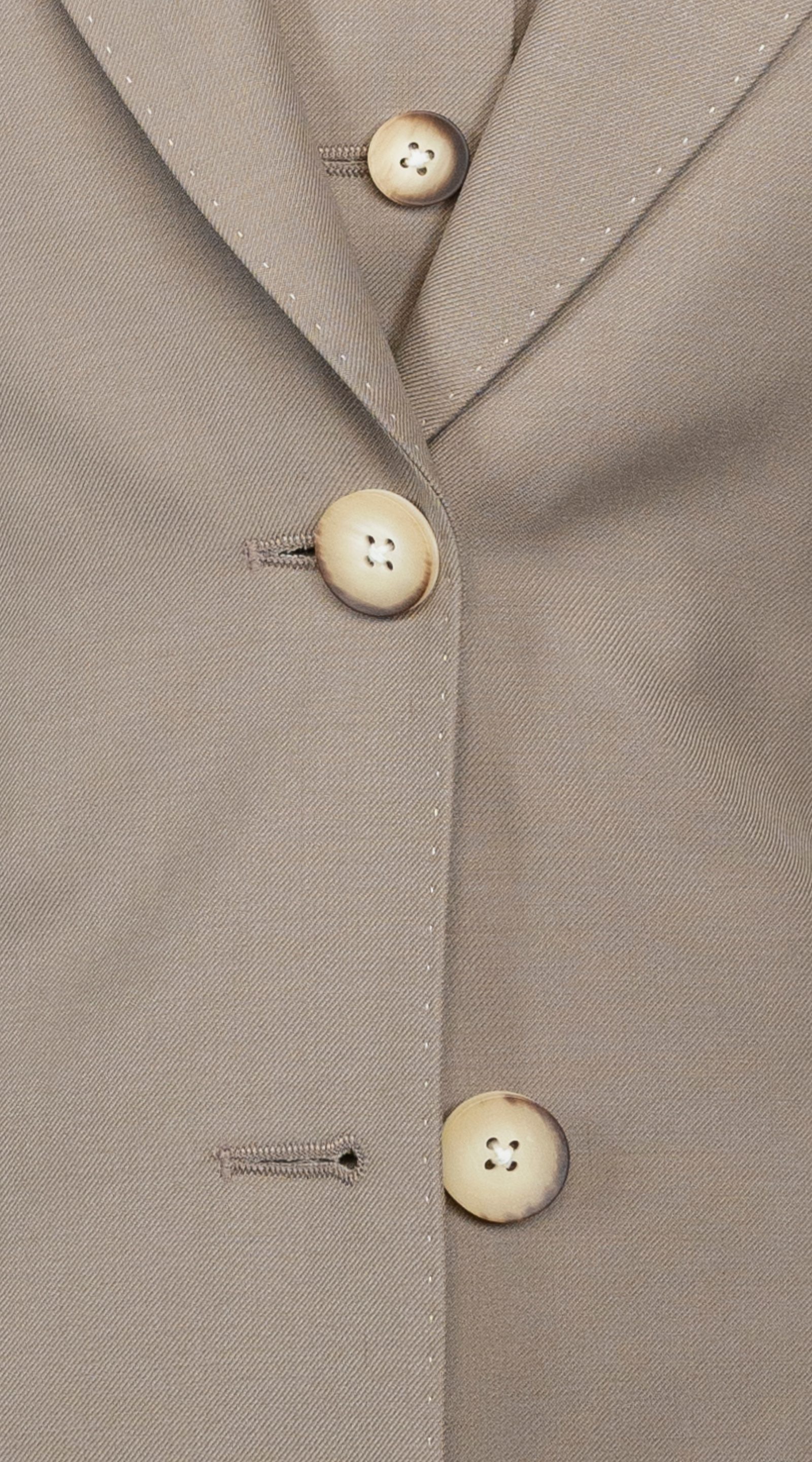 Complet Laine Amande Beige