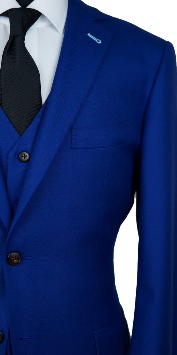 Egyptian Blue Wool Suit