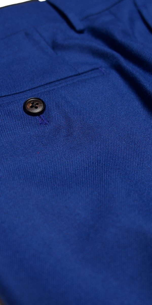 Egyptian Blue Wool Suit