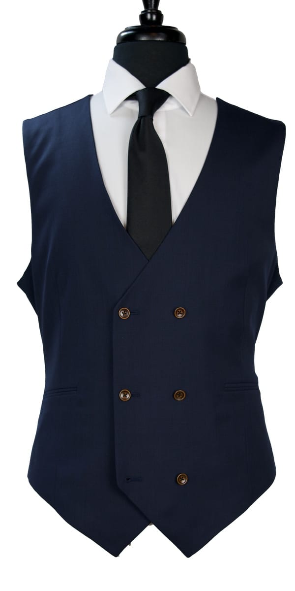 Complet bleu birdseye en laine