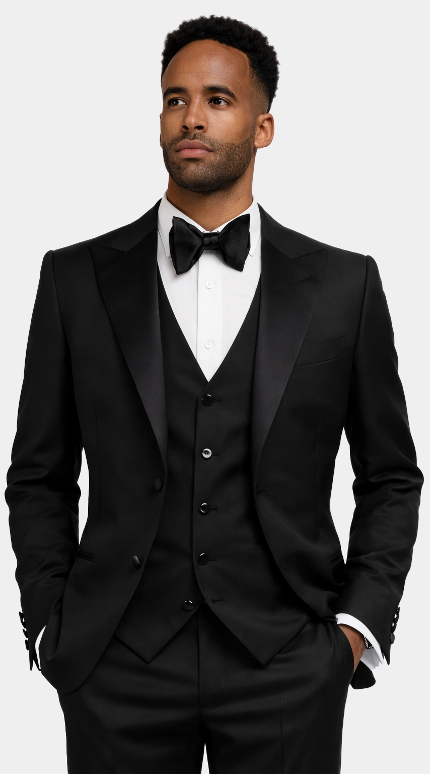 Onyx Black Satin Tux