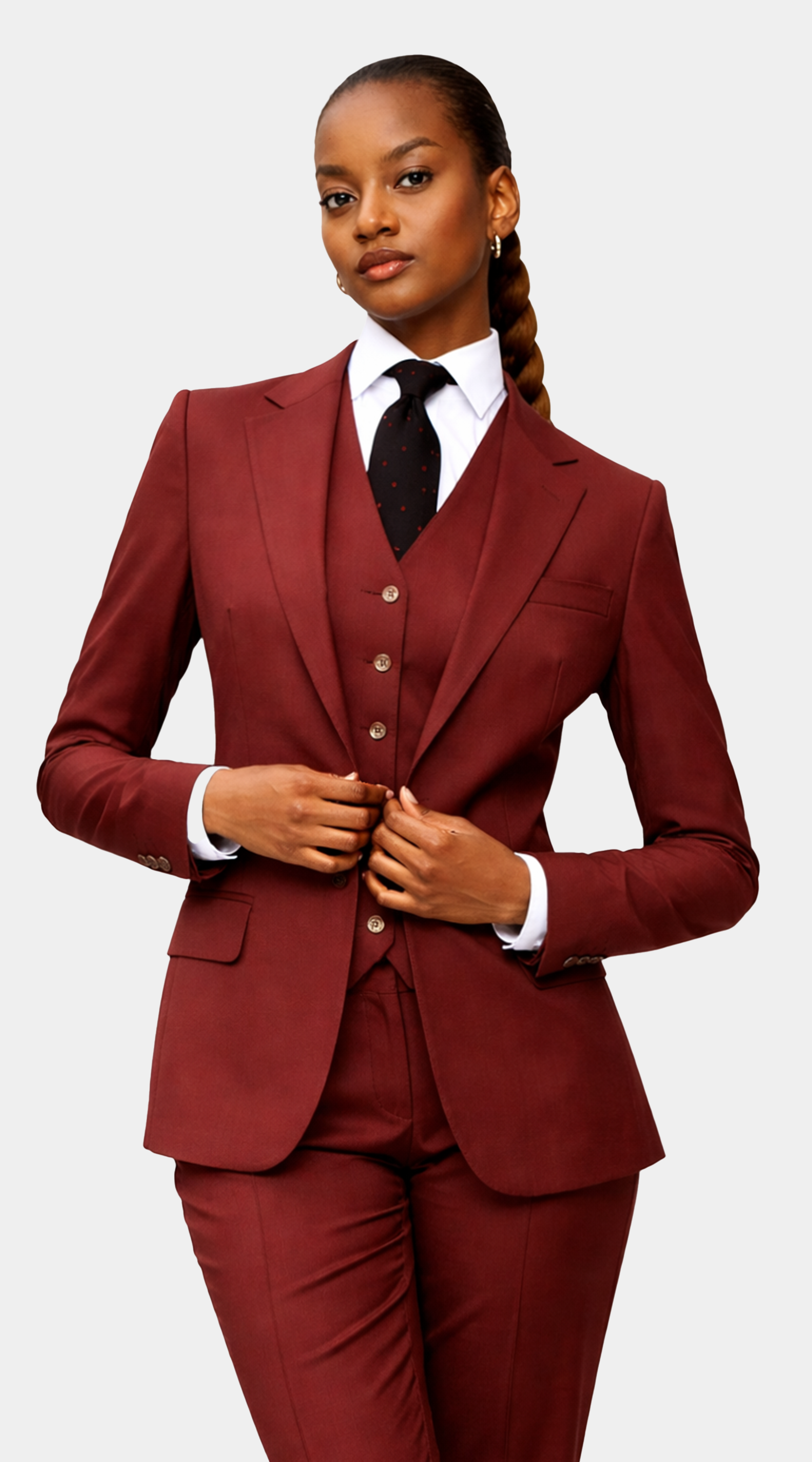 Complet Laine Twill Cacao