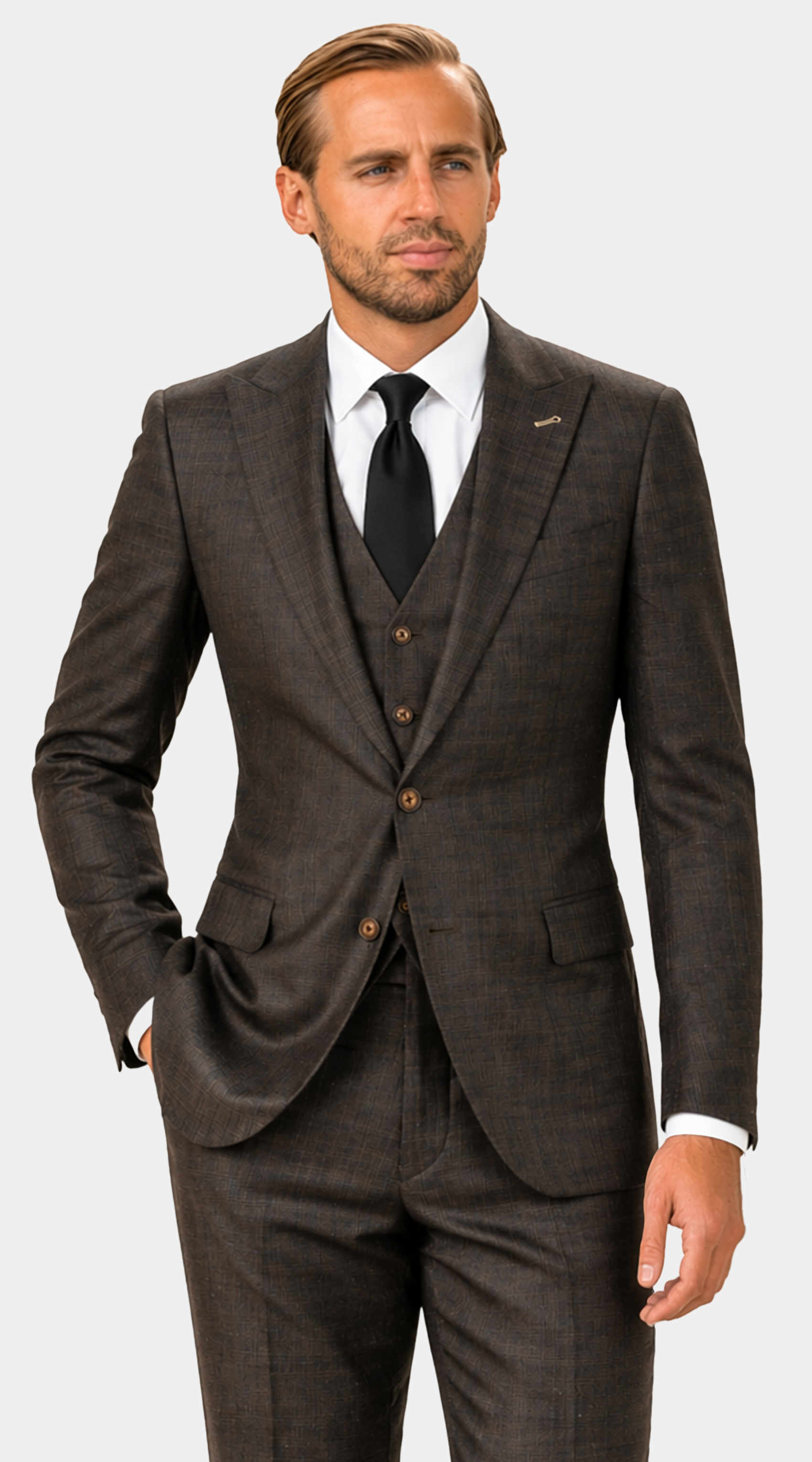 Brown Earth Texture Brown Suit