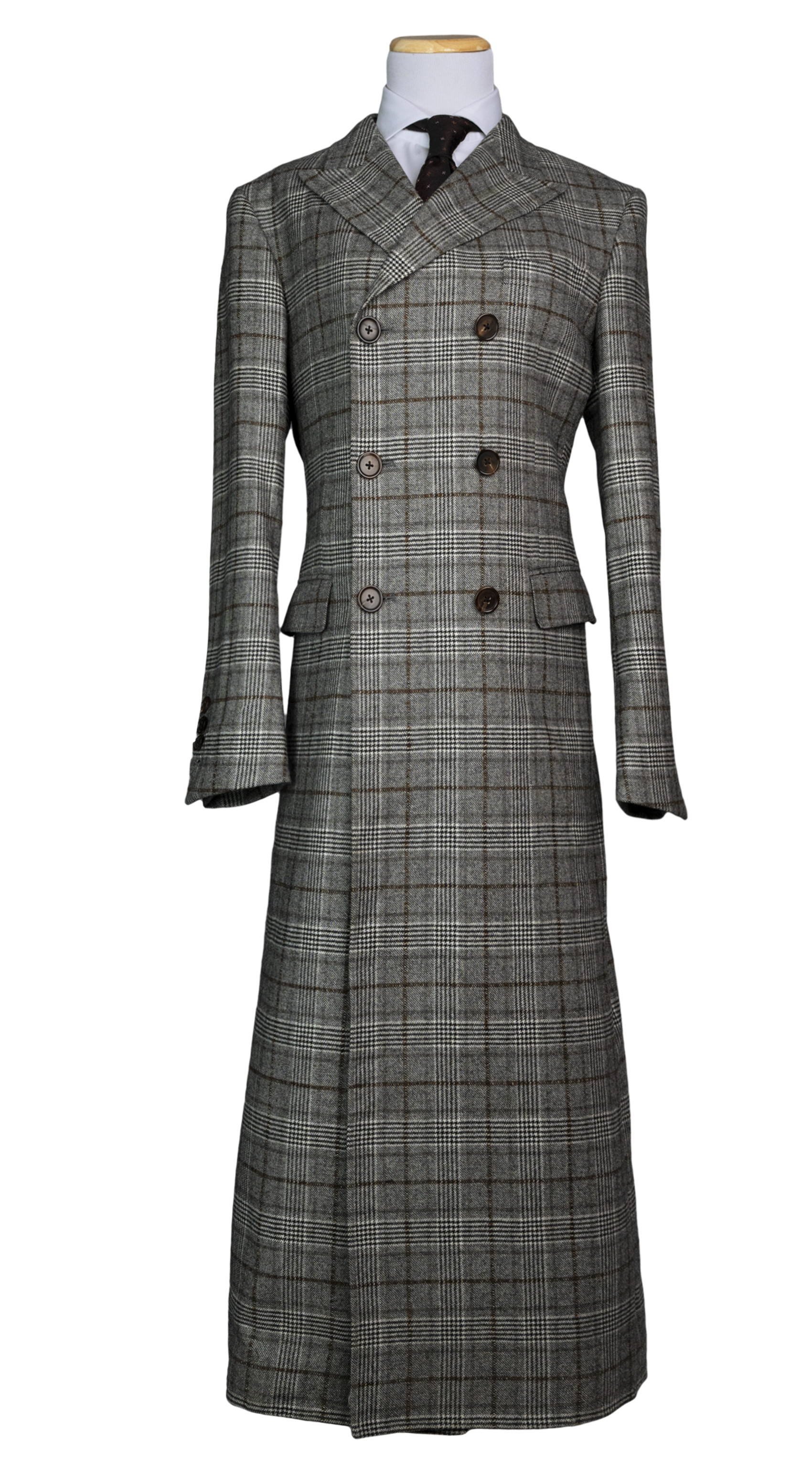 Jorge Glen Plaid Overcoat