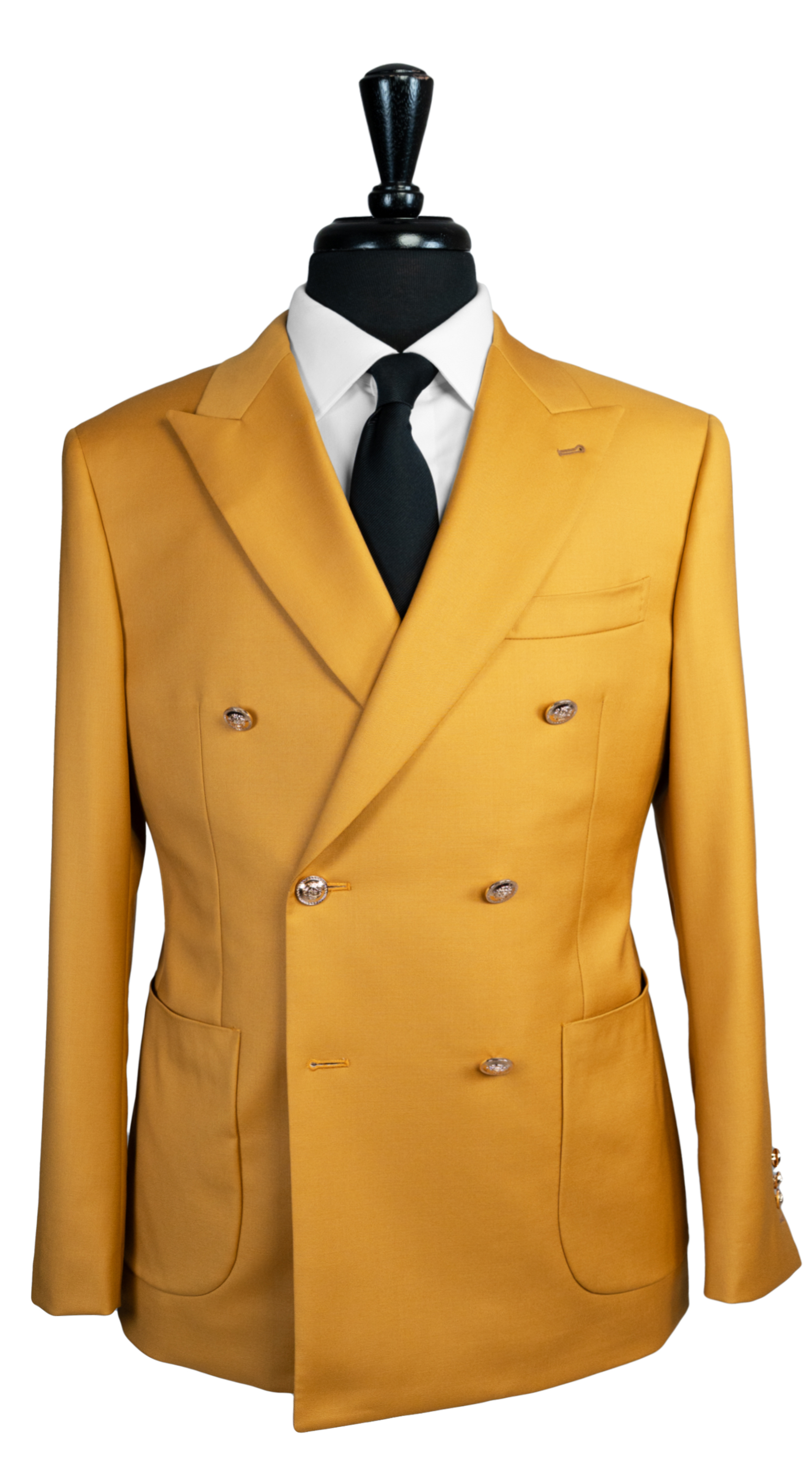 Honey Gold Double-Breasted Suit