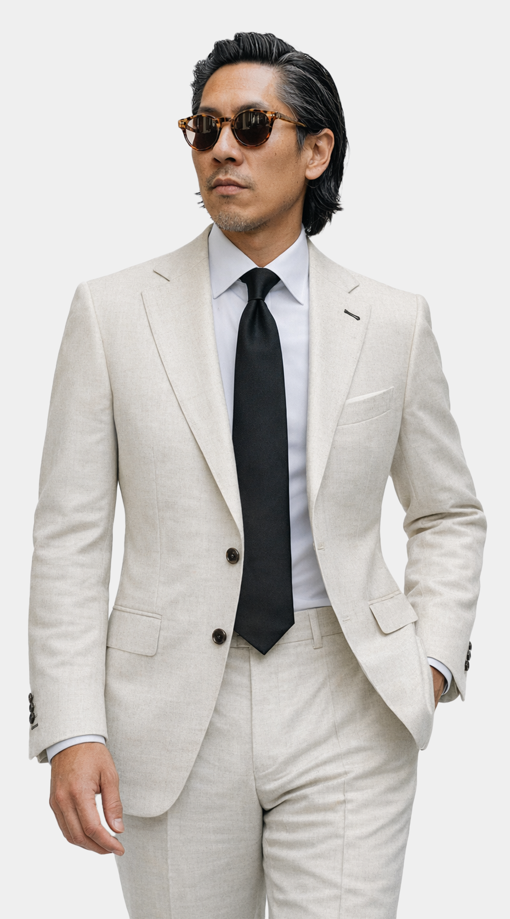 Ivory Coast Linen Suit