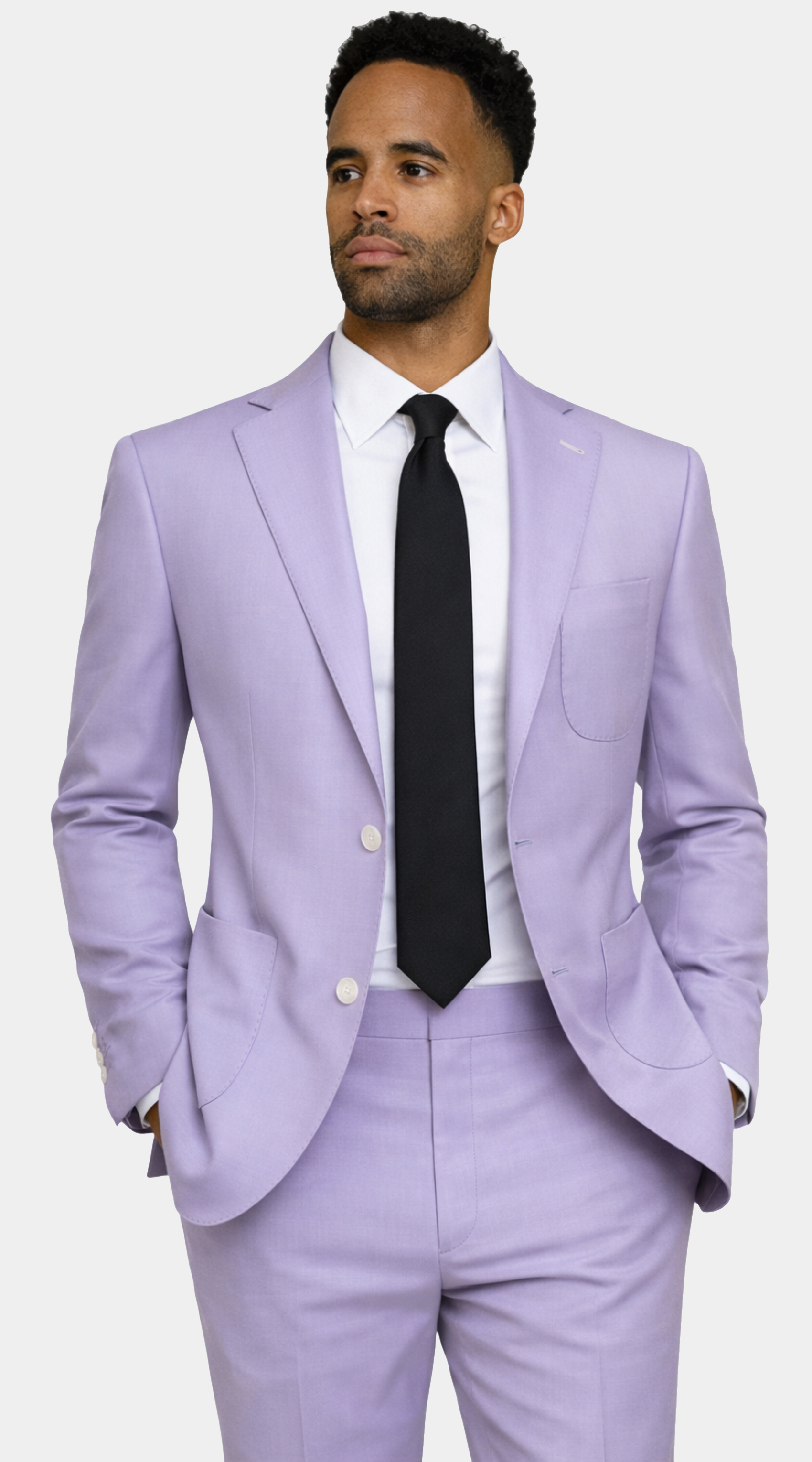 Lavender Classic Wool Suit