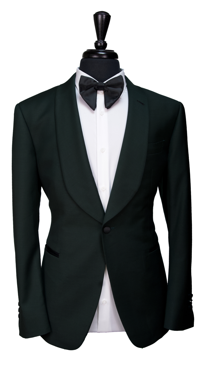 Hunter Green Wool Tuxedo