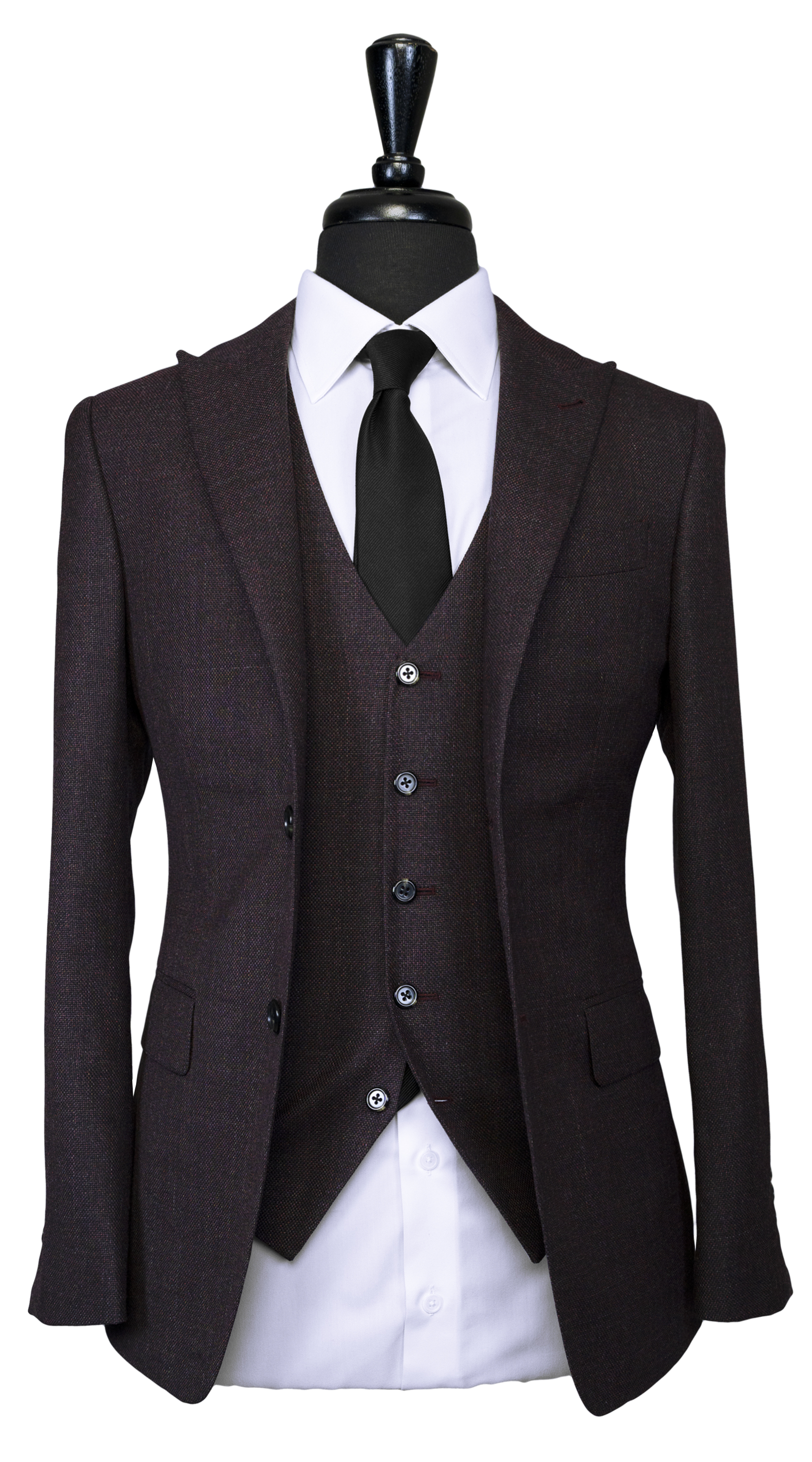 Plum Purple Woven Suit