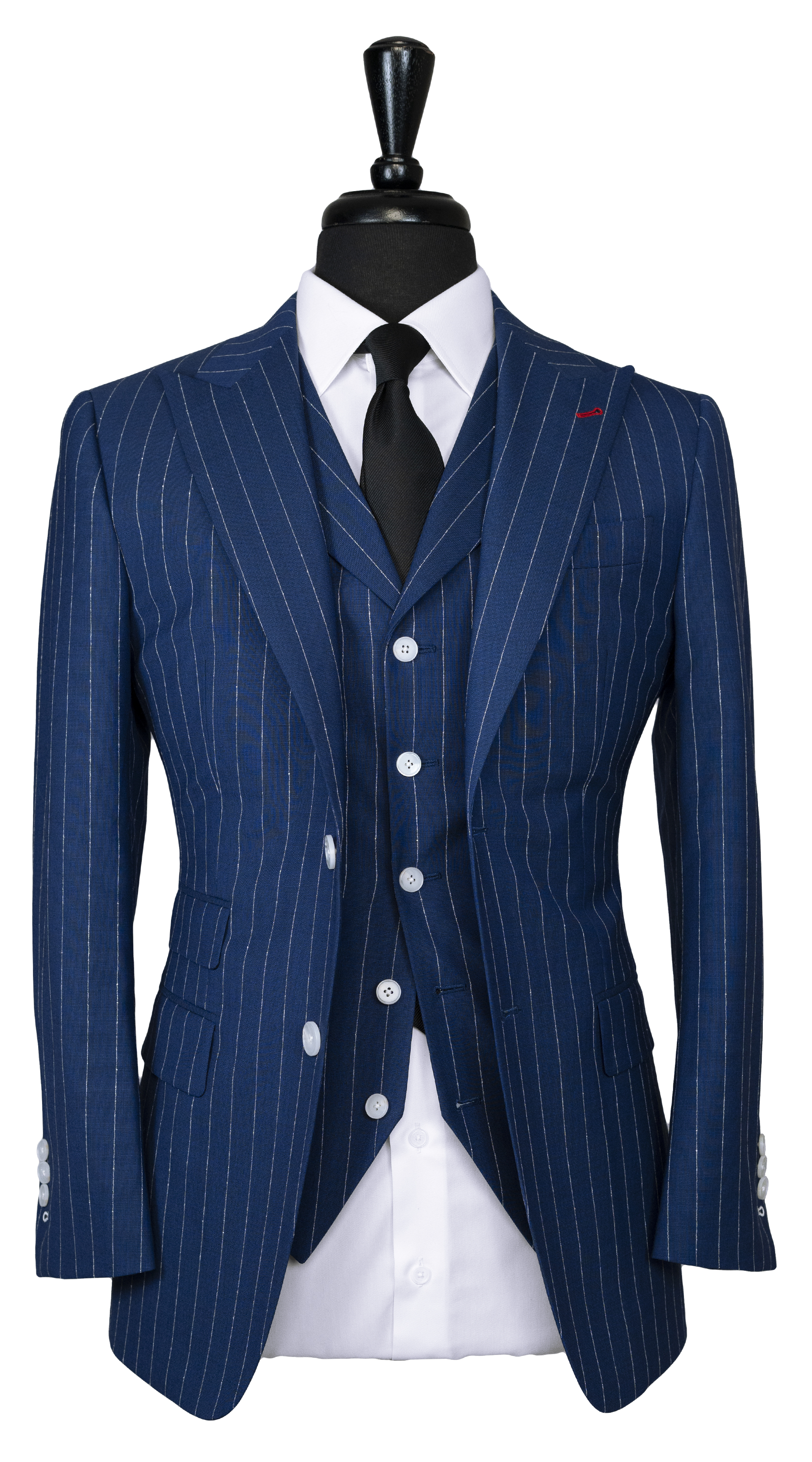 Complet Bleu Royal Rayures