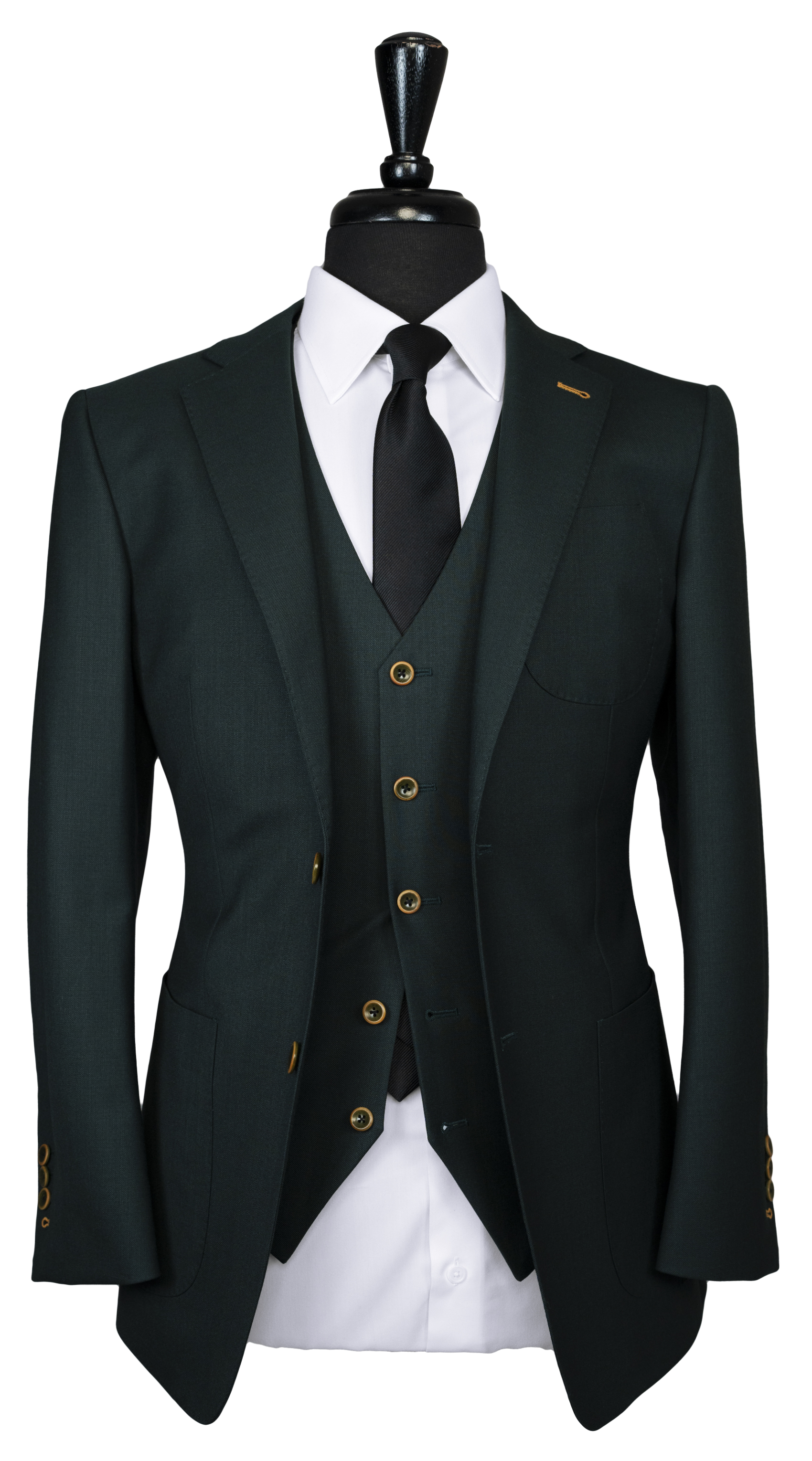 Hunter Green Three-Piece Suit
