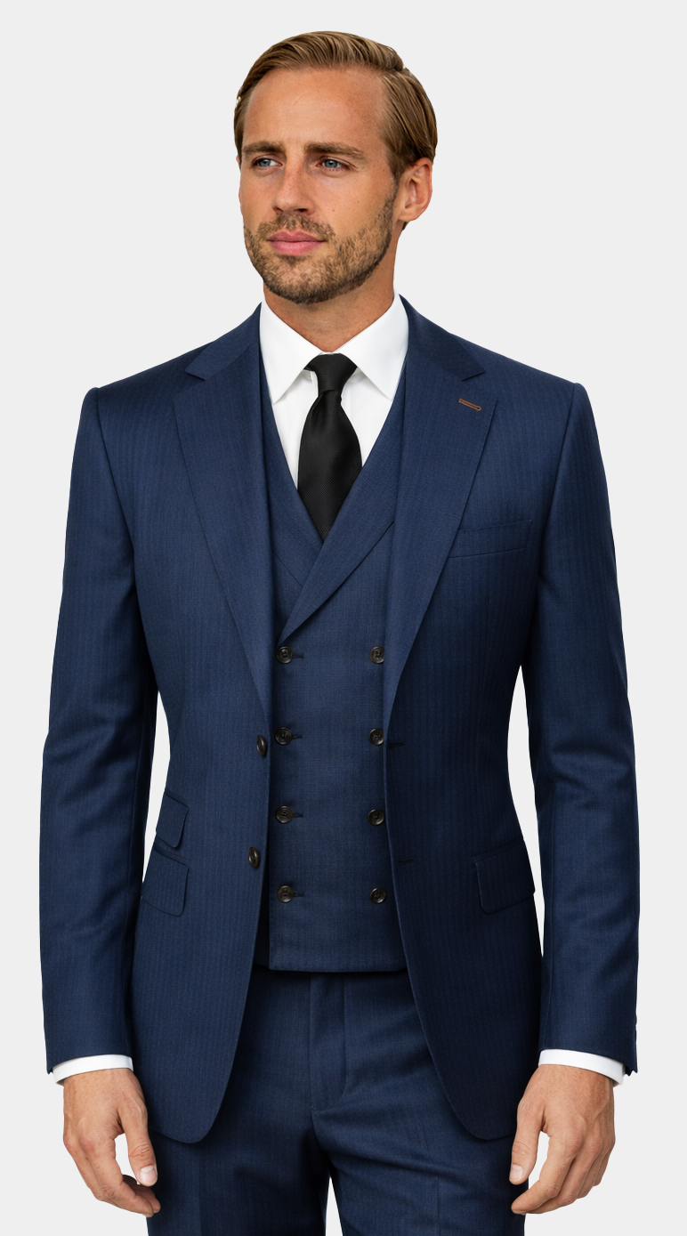 Complet Chevrons Bleu Marine