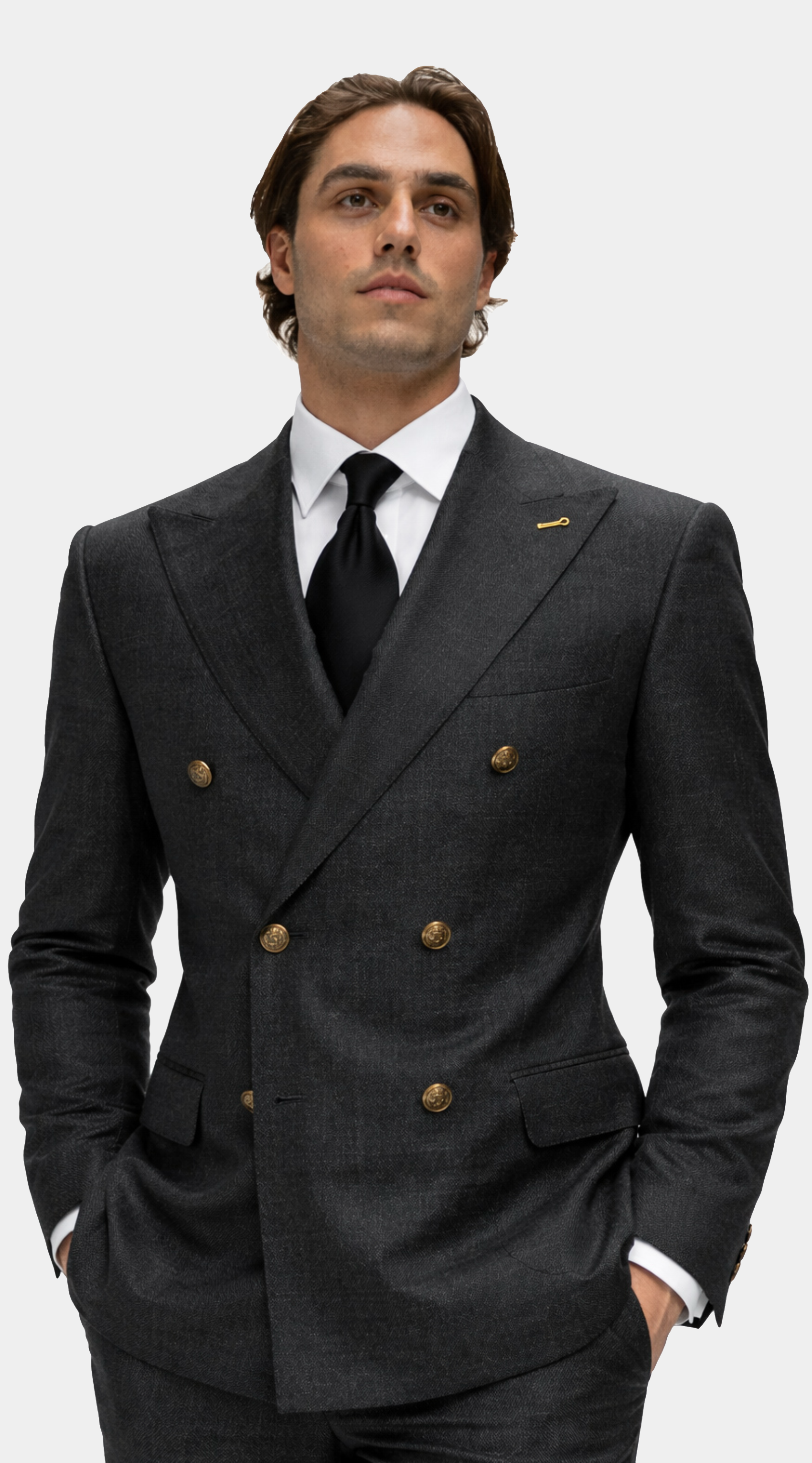 Complet Croisé Obsidian Charcoal