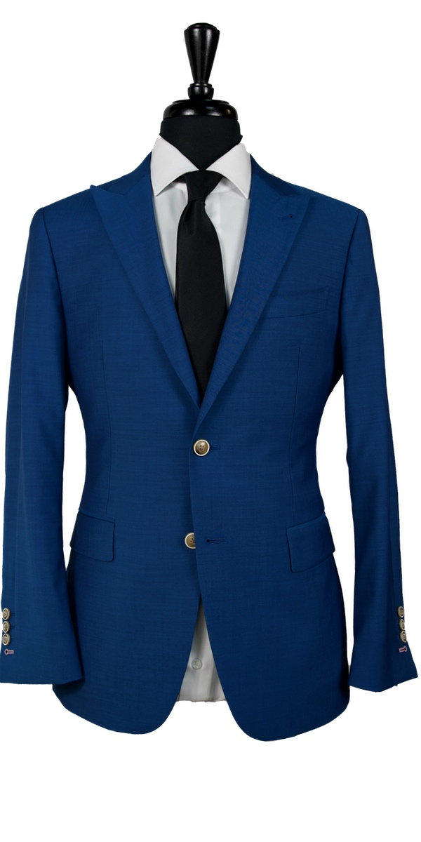 Sapphire Blue Wool Suit
