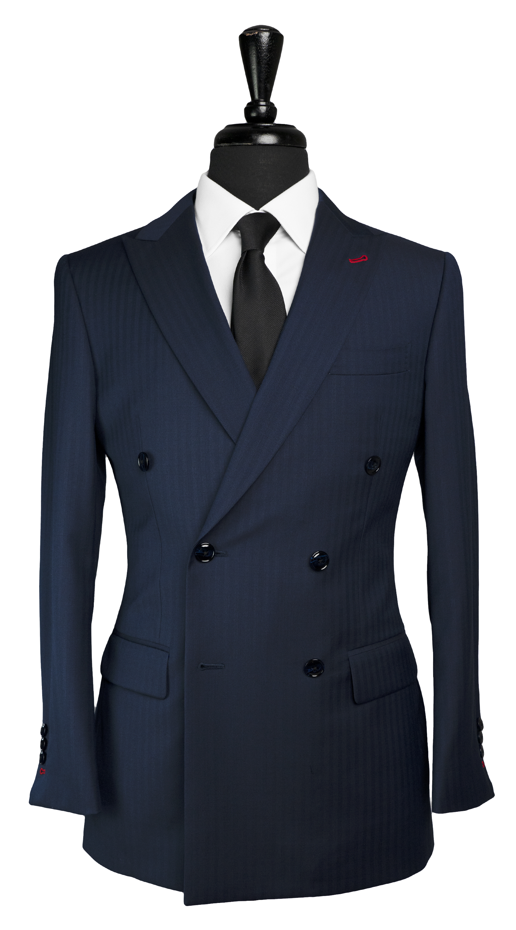 Navy Majesty Double-Breasted Suit
