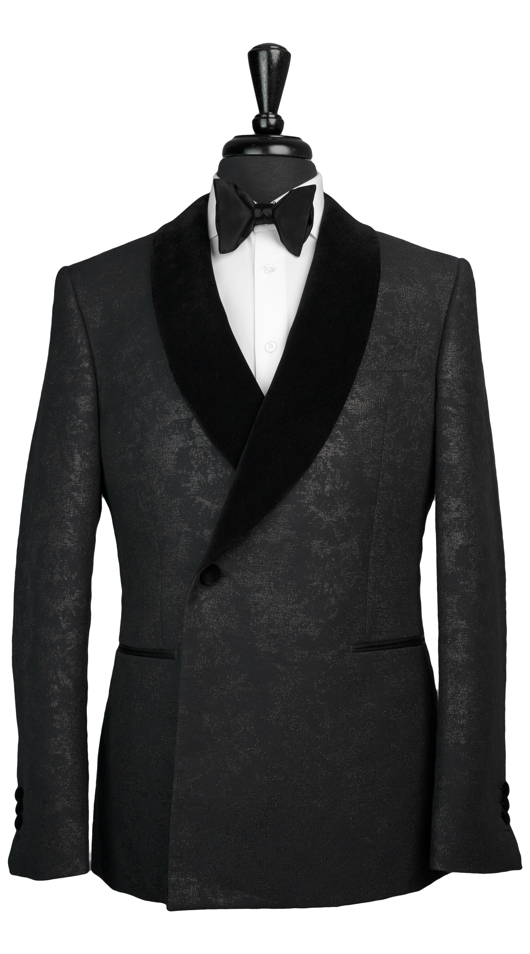 Tuxedo Velours Noir Corbeau