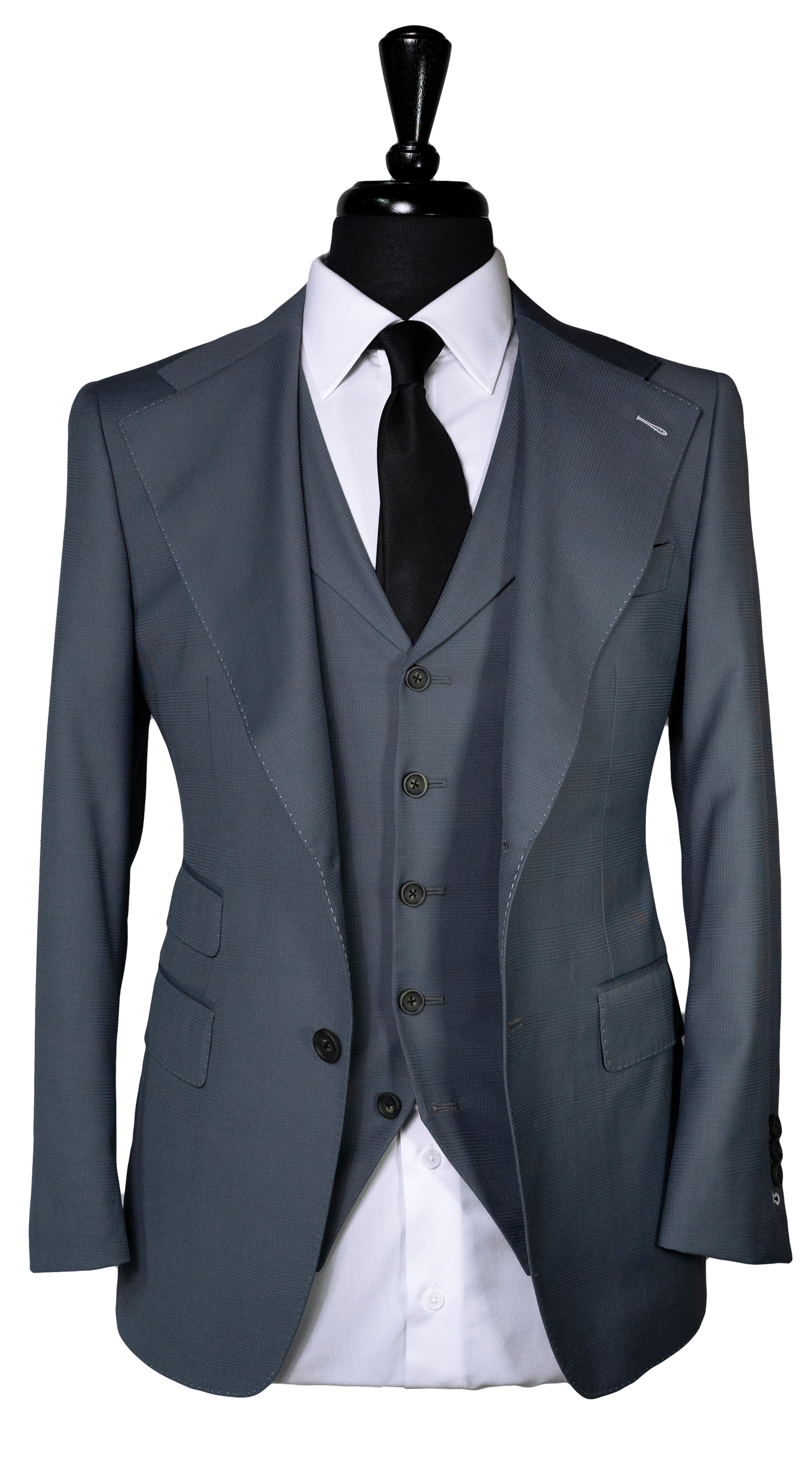 Slate Grey Three-Piece Suit