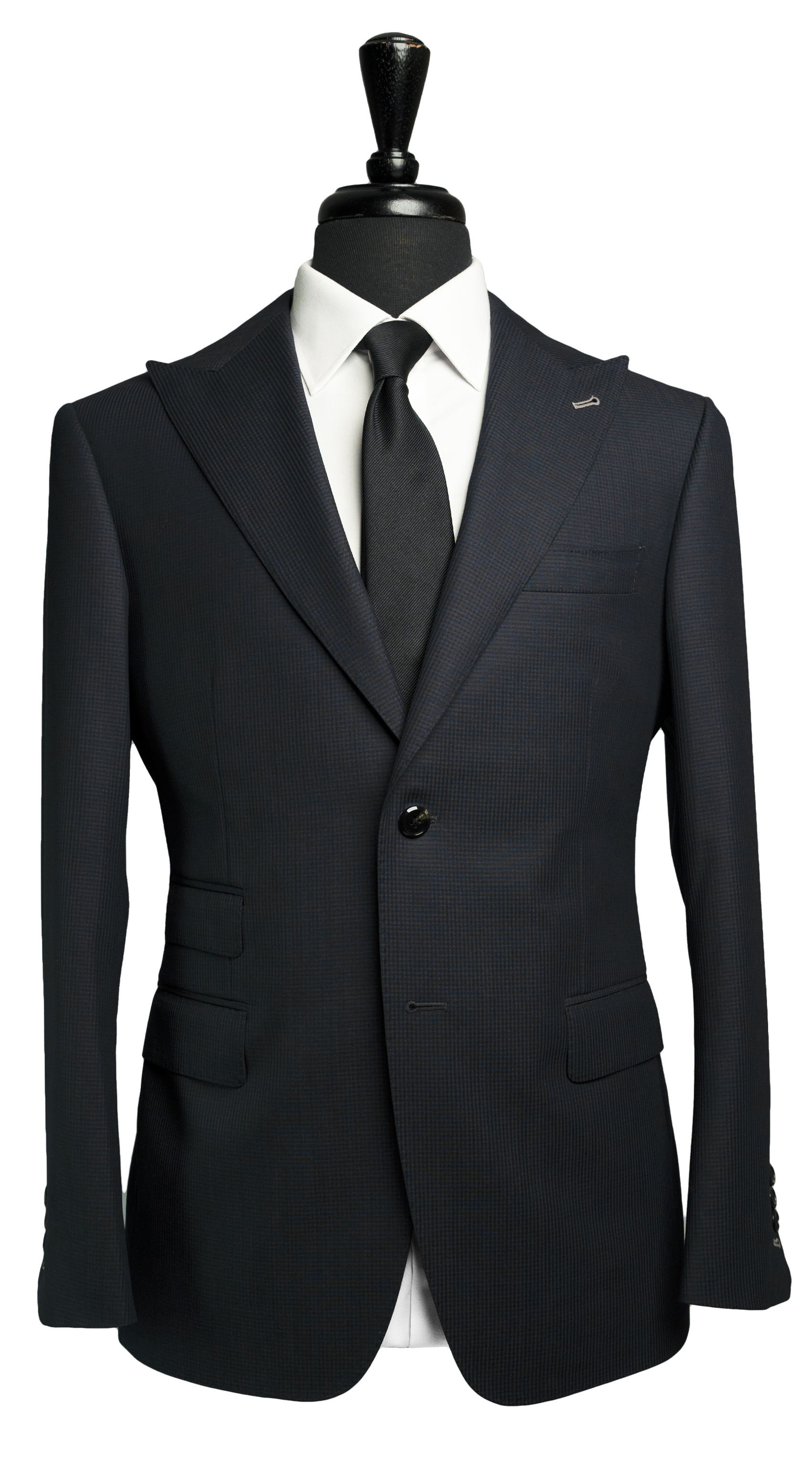 Oxford Blue Gingham Classic Suit 