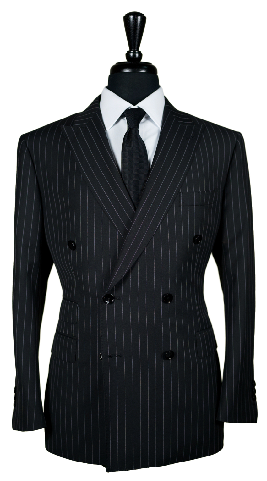 Black Pinstripe Suit