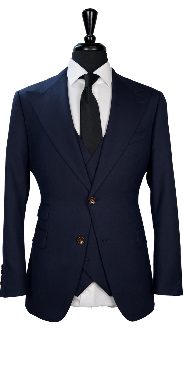 Oxford Blue Birdseye Wool Suit