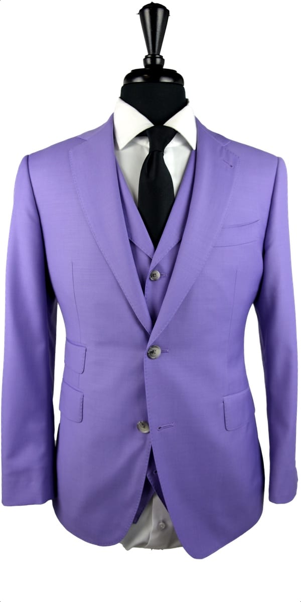 Lilac Wool Suit