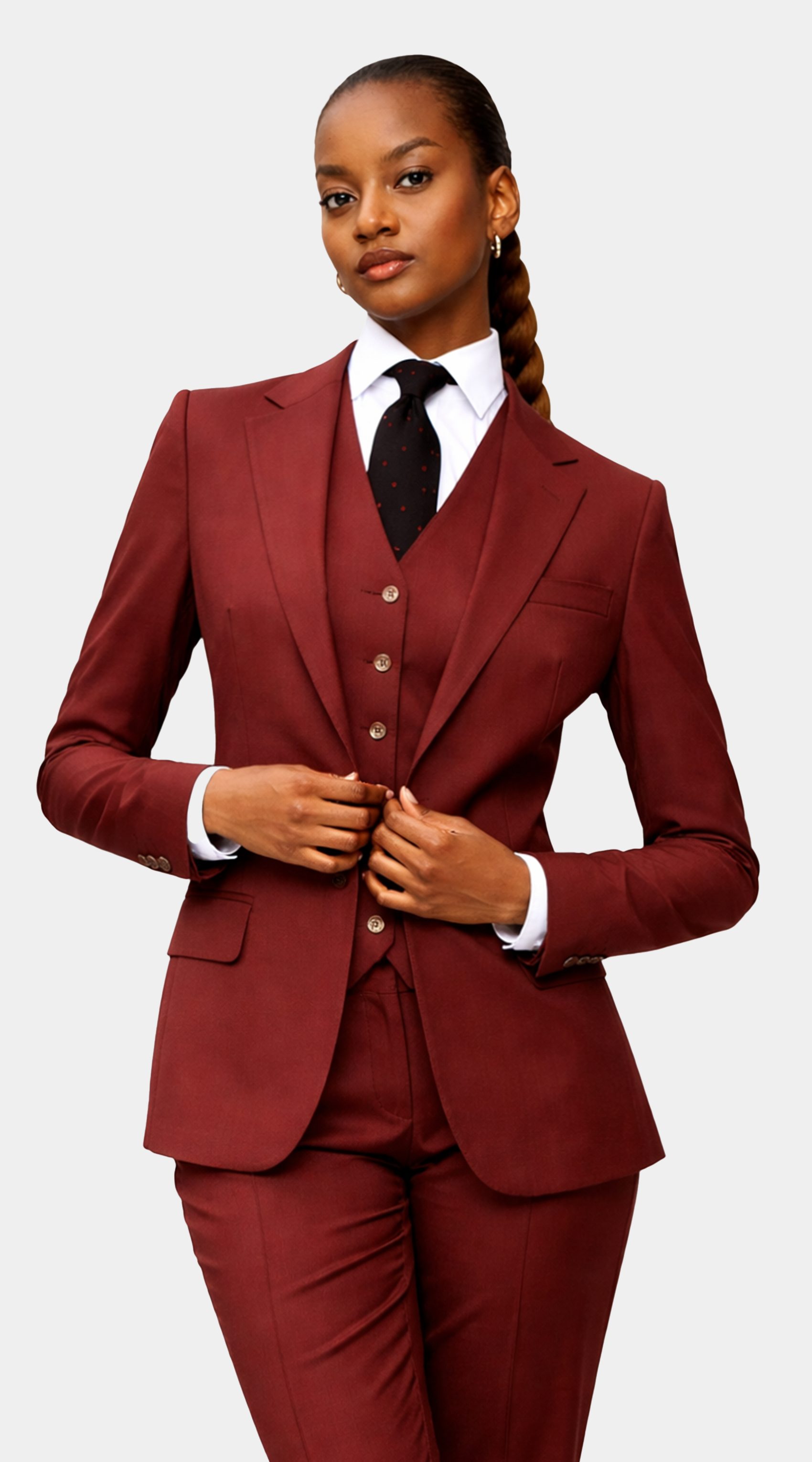 Cocoa Twill Wool Suit 