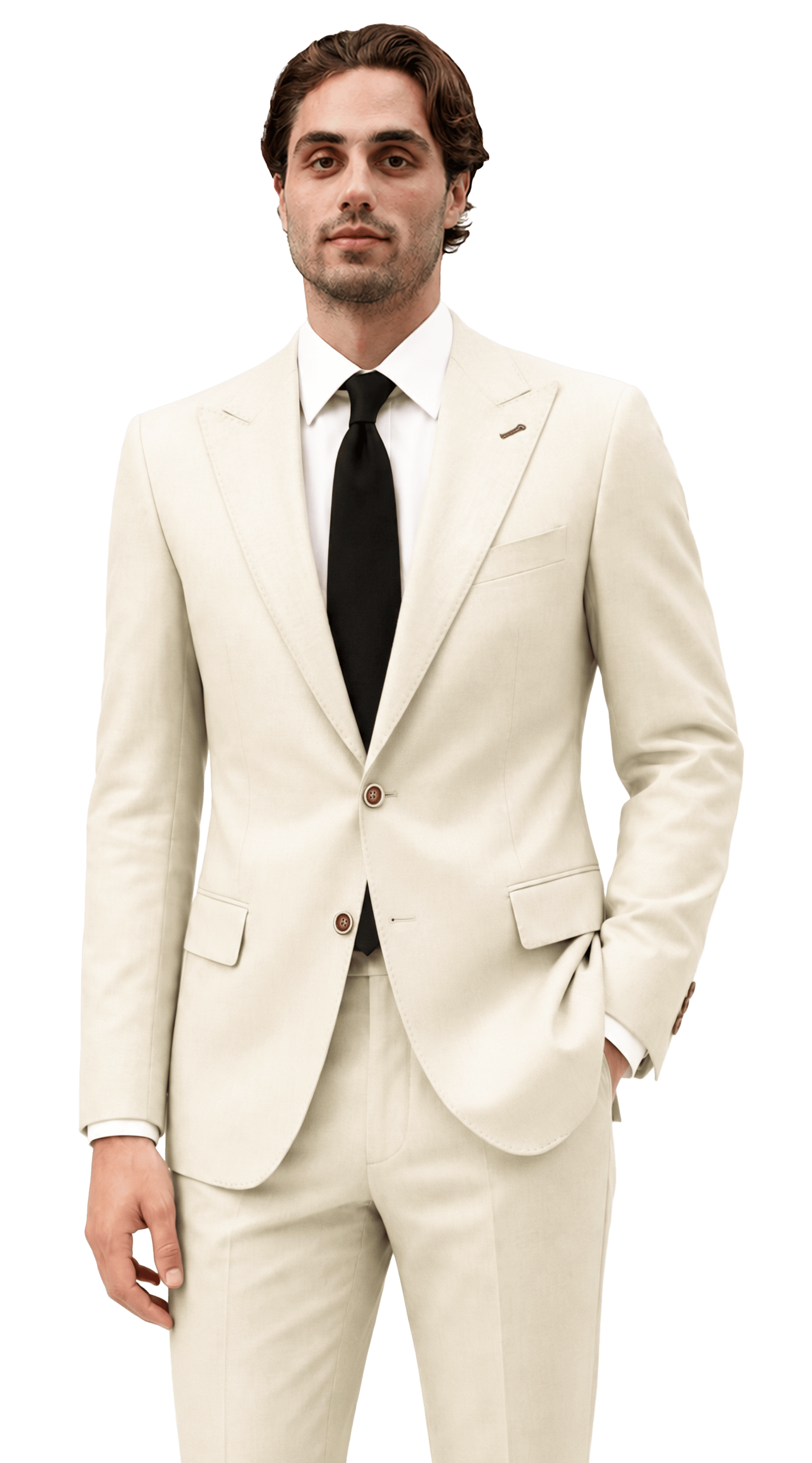Complet Lin Beige Écru