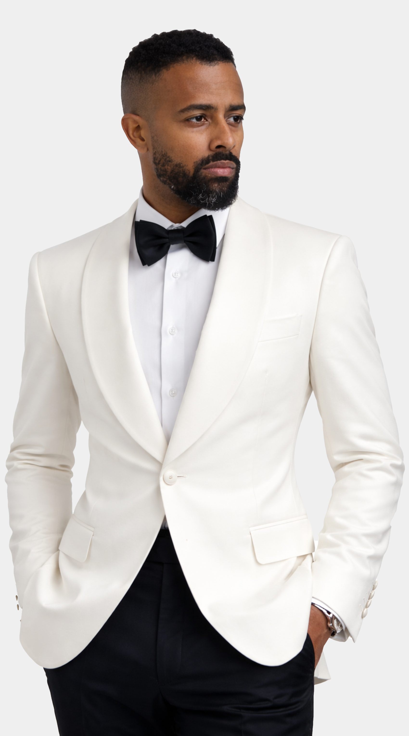Ivory Shawl Wool Tuxedo