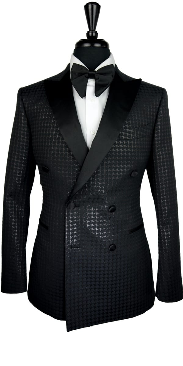 Tuxedo Jacquard Noir Classique