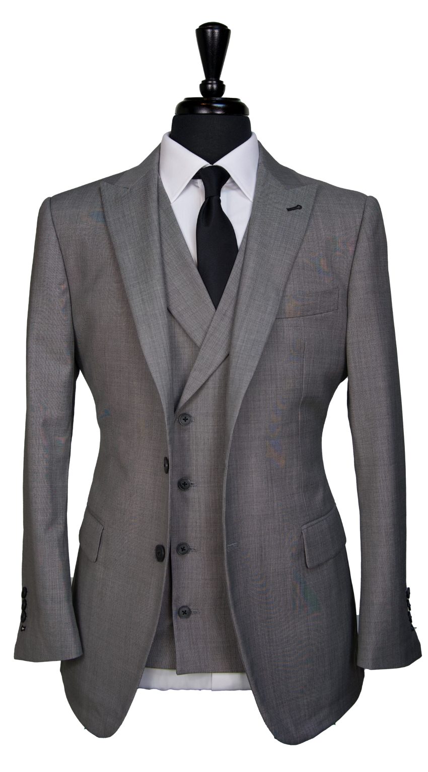 Smoky Gray Wool Suit