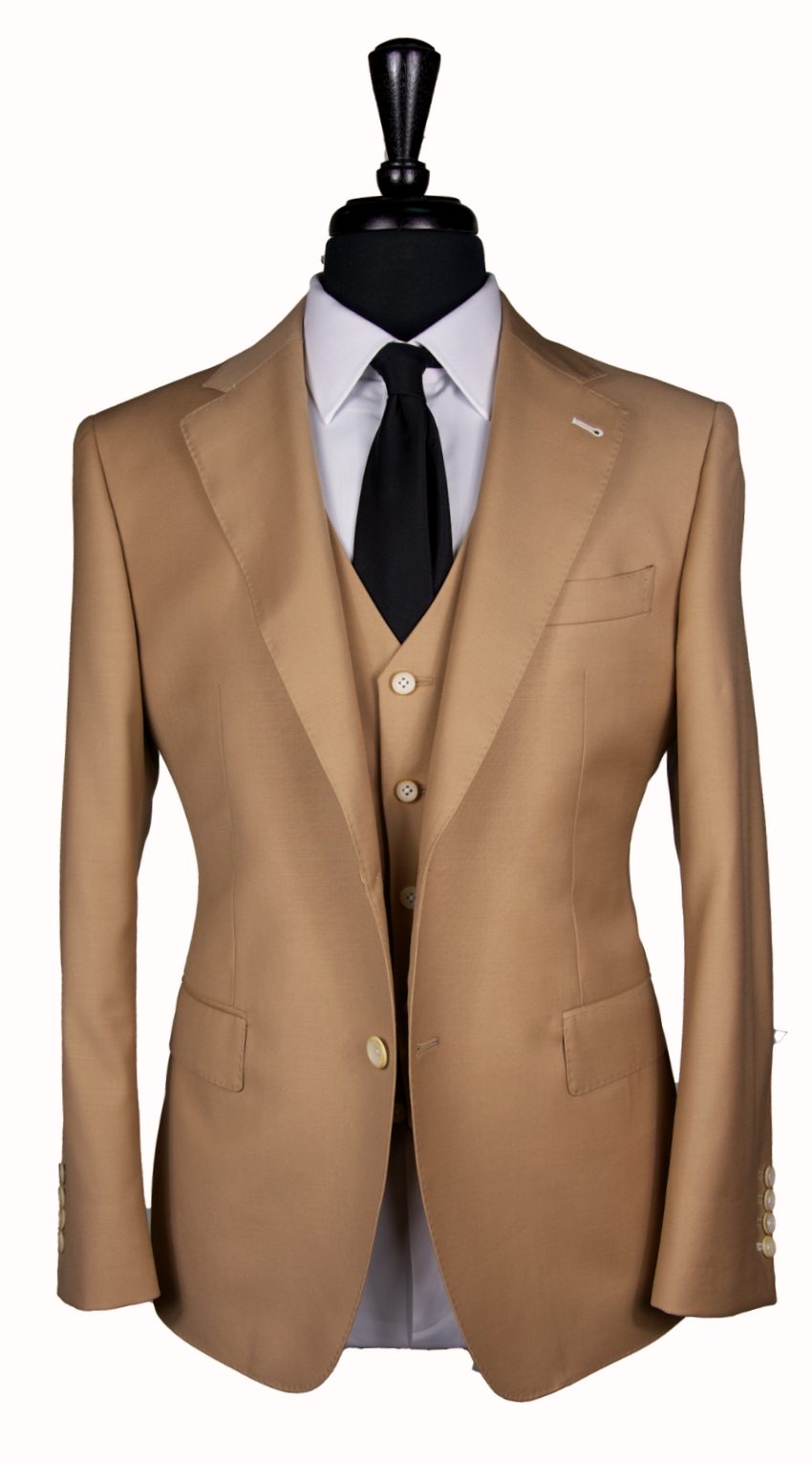 Complet Laine Camel