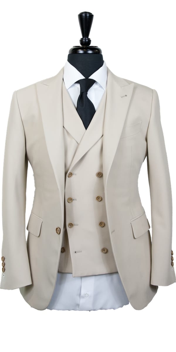 Cream Wool Suit