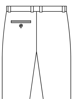 Pants Back Pockets