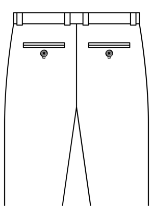 Pants Back Pockets