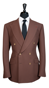 Cinnamon Double Breasted Wool Suit 