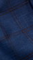 Complet Mélange Laine Carreaux Bleus Marron