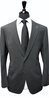 Charcoal Pinstripe Wool Suit