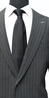 Charcoal Pinstripe Wool Suit