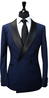 Blue Birdseye Wool Tuxedo